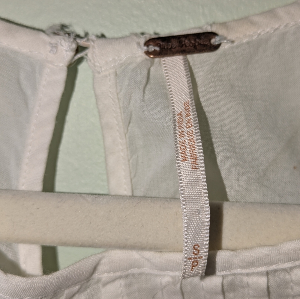 White Embroidered Dress - Free People - Picture 4 of 4